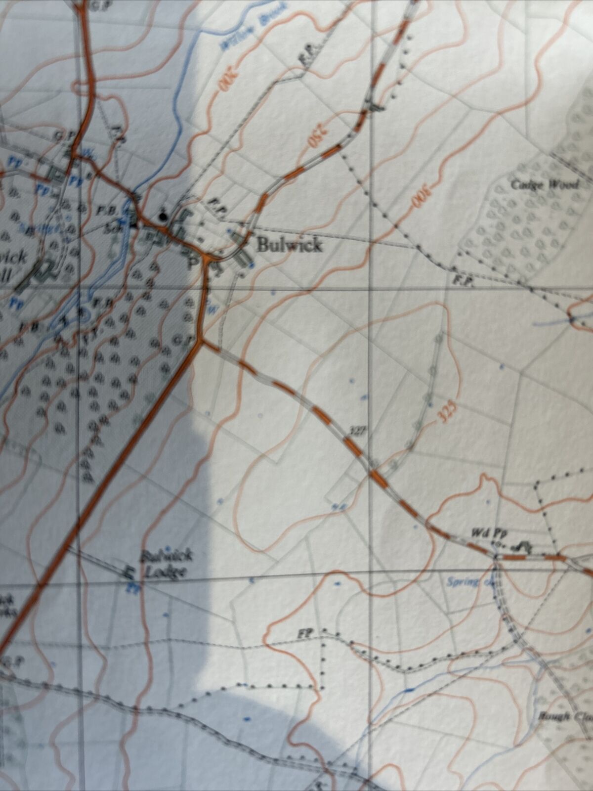 HARRINGWORTH 1955 Ordnance Survey Sheet SP99 2 & Half Inch MAP Bulwick Fineshade