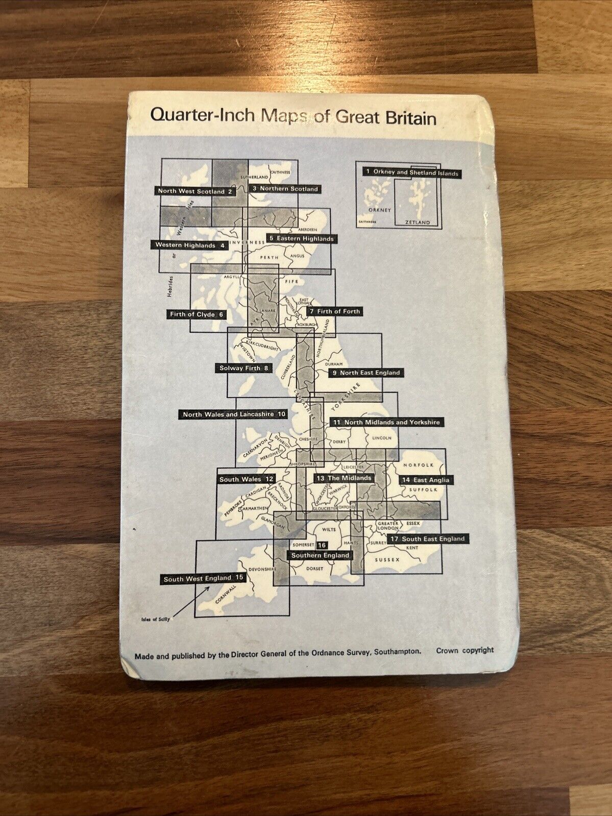 EAST ANGLIA Ordnance Survey Map Quarter Inch Sheet 14 1970 Ipswich Norwich