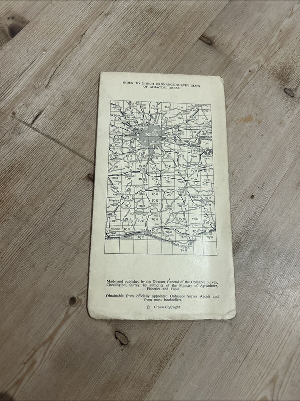 WANDSWORTH London Ordnance Survey Sheet TQ27 1:25000 1956 Chelsea Kensington