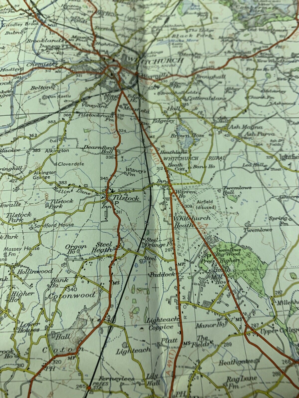 Shrewsbury - Ordnance Survey Seventh Series One Inch Map 1961 Sheet 118