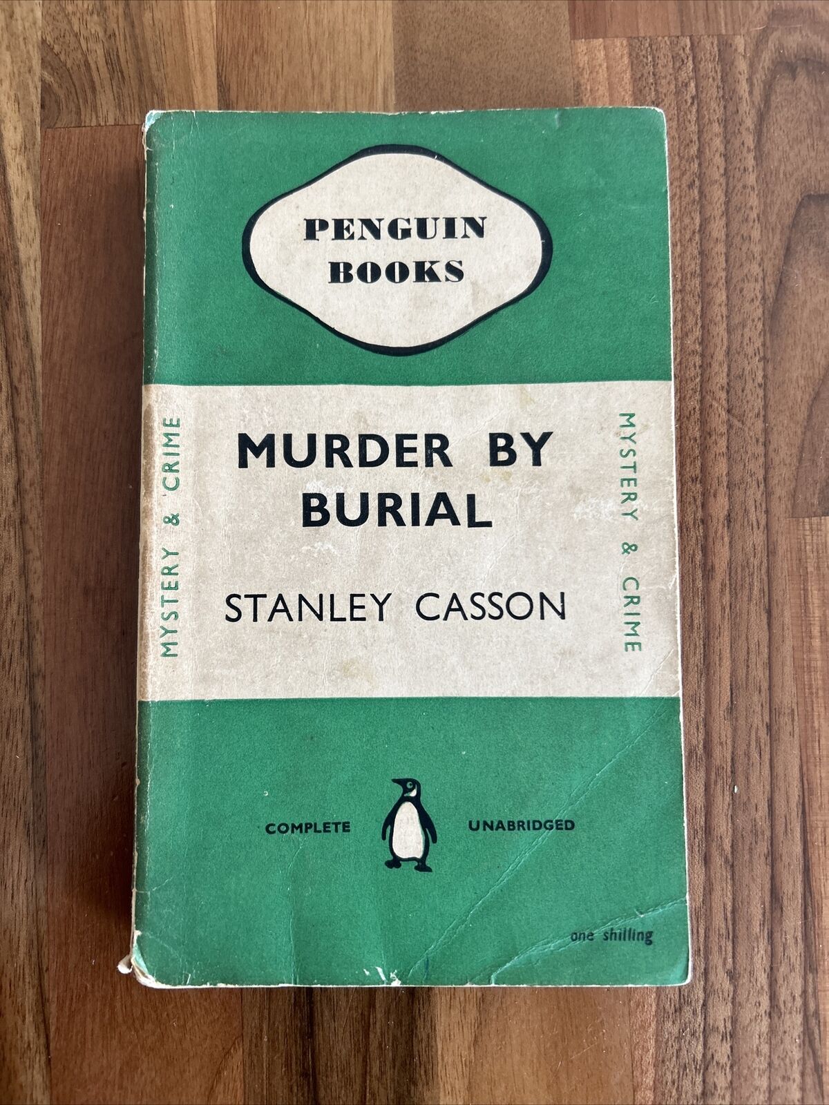 MURDER BY BURIAL Stanley Casson Penguin Books Crime 1946 Triband No 418