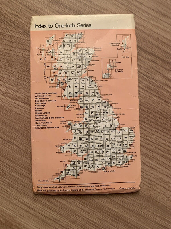 Fishguard & Pembroke - Ordnance Survey Map One Inch 1965 Sheet 138/150