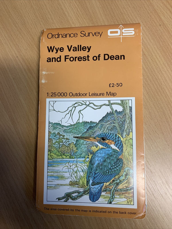 WYE VALLEY & FOREST OF DEAN - Ordnance Survey Outdoor Leisure Map 1982 Monmouth