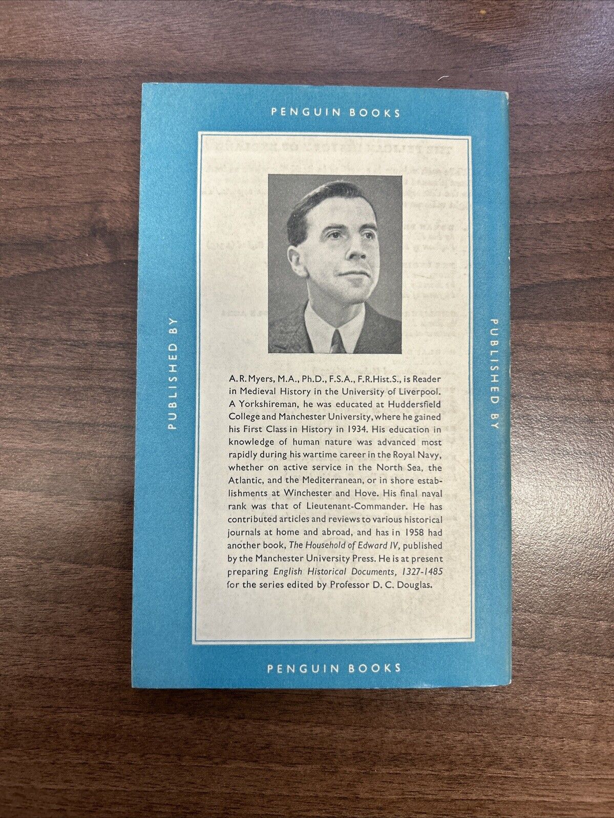 ENGLAND IN THE LATE MIDDLE AGES AR Myers Pelican Book 1959 No A234 History No 4