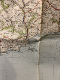 BODMIN & LAUNCESTON Ordnance Survey Sixth Edition One inch 1946 Sheet 186 Paper