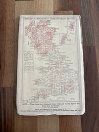 PORTREE Ordnance Survey Seventh Series Paper One inch 1955 Sheet 25 Raasay Pabay