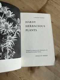 HARDY HERBACEOUS PLANTS Lanning Roper Penguin Handbook 1961 Illustrated PH51