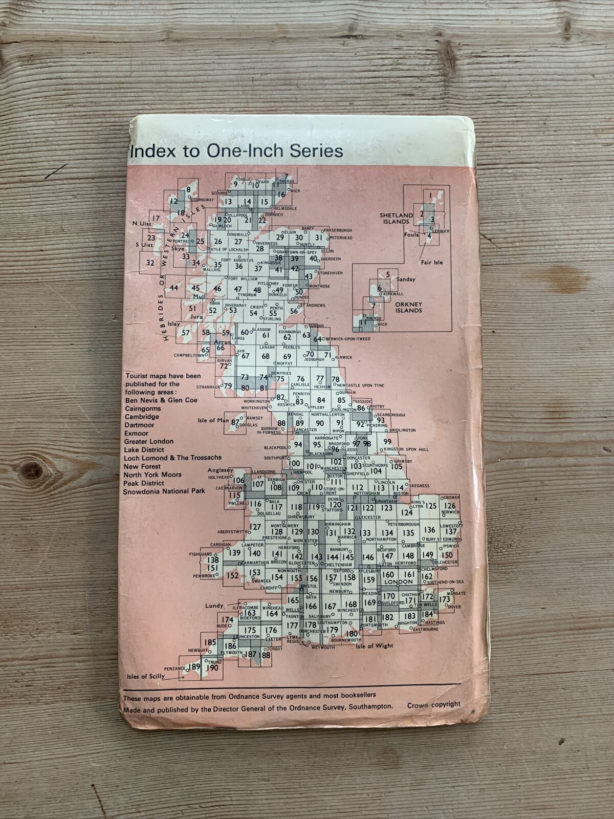 BANBURY Bicester Chipping Norton - Ordnance Survey One Inch Map Sheet 145 1968