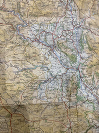 Ordnance Survey - One Inch Tourist Map PEAK DISTRICT 1963