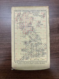 DONCASTER Ordnance Survey Cloth One Inch Map 1947 Sixth Edition Sheet 103 Bawtry