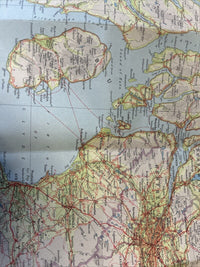 SOUTH SCOTLAND Sheet 6 - Bartholomew RAC Sixth Inch Map - Paper