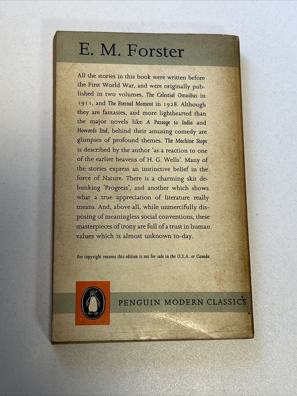 COLLECTED SHORT STORIES - E M Forster Penguin Modern Classics 1963 No 1031