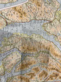 FIRTH OF CYLDE - 1968 Bartholomew Half Inch Map No 44 Lomond Scarba