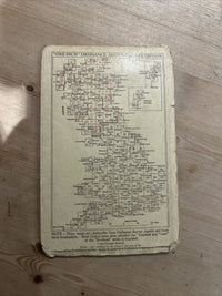 LUDLOW Ordnance Survey Seventh Series Paper 1 inch 1952 Sheet 129 Shropshire