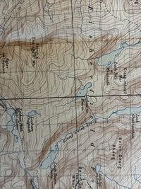 ULLAPOOL & LOCH EWE Ordnance Survey CLOTH One Inch Sheet 19 Popular Edition 1947