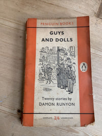 GUYS AND DOLLS by Damon Runyon - Penguin Books 1959 Twenty Stories