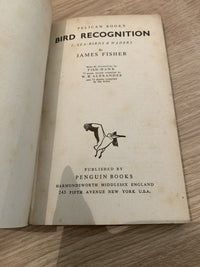 Bird Recognition Vol 1 Sea Birds & Waders - James Fisher - Pelican A175 1947 