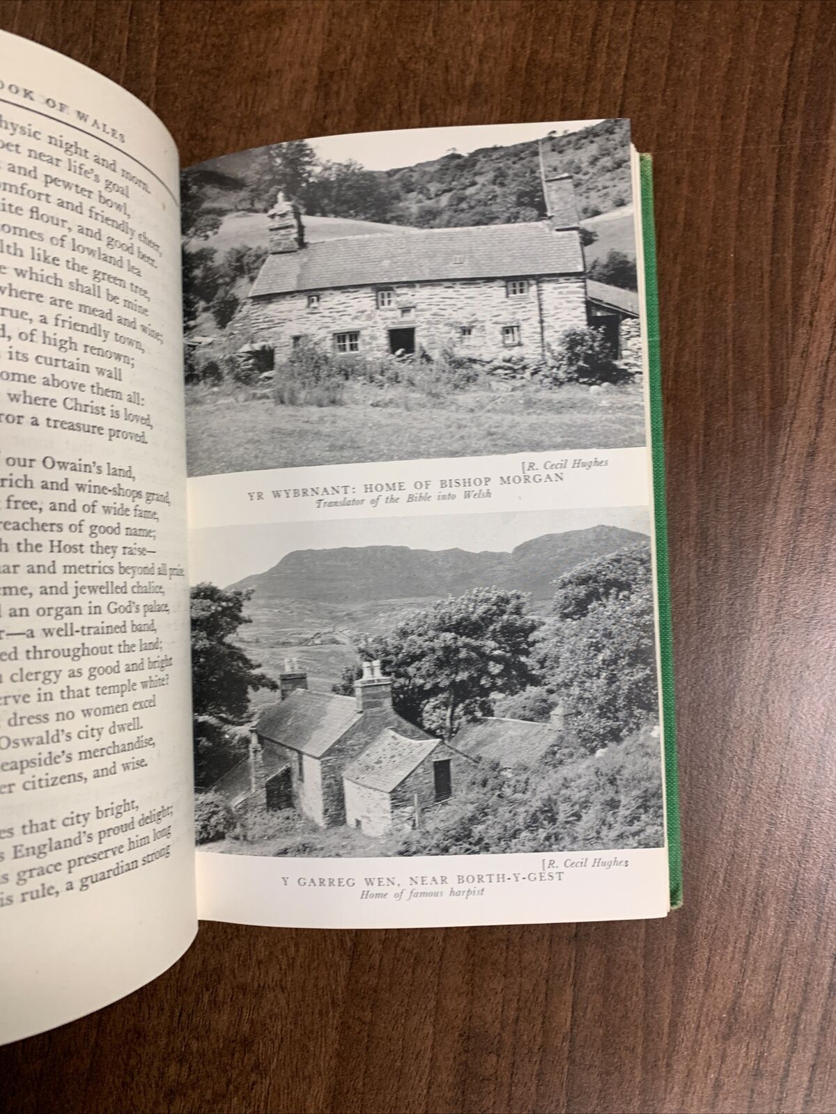 A BOOK OF WALES by D & E LLOYD - Collins Hardback 1954 many photos history