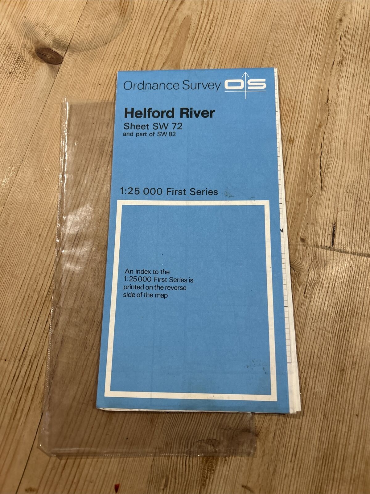 HELFORD RIVER Ordnance Survey 1:25,000 First Series Sheet SW72 1969