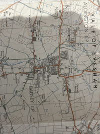 VALE OF EVESHAM Pathfinder 1020 Ordnance Survey SP04/14 1:25000 1981 Pebworth