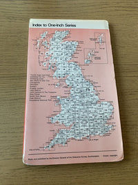 MINEHEAD Ordnance Survey One Inch Sheet 164 Tiverton Devon 1972 Good Condition