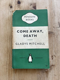 COME AWAY DEATH Gladys Mitchell Penguin Books Crime 1954 No 1003 First