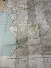 DOLGELLAU Ordnance Survey CLOTH Map 1953 Sheet 116 Seventh Series Portmadoc