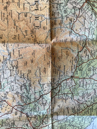 THE BORDER Ordnance Survey Quarter Inch Sheet 1 1921 Sunderland Dumfries