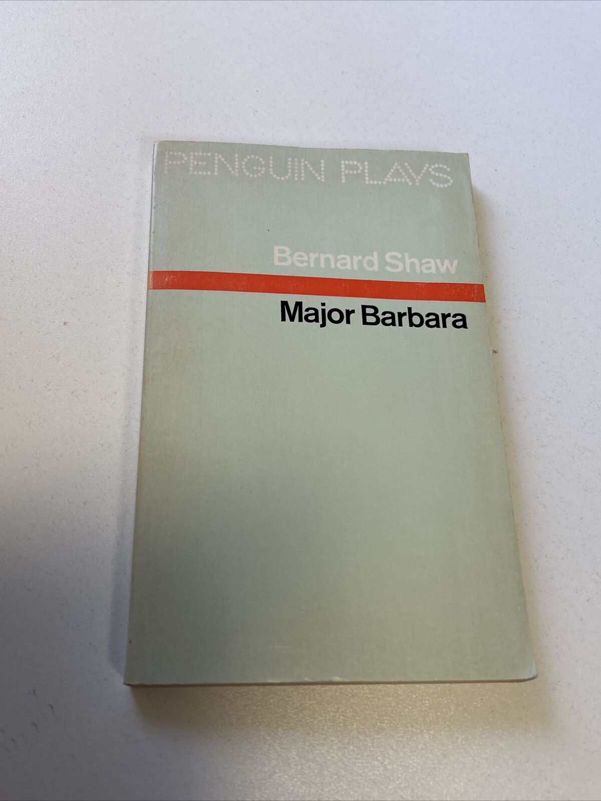 MAJOR BARBARA by Bernard Shaw Penguin Plays  1972