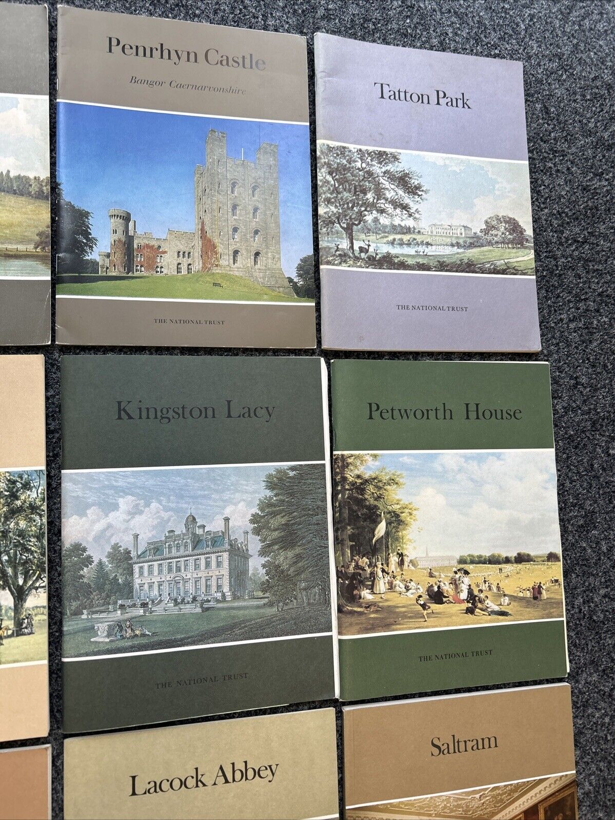 NATIONAL TRUST 1970s & 1980s Guide Books Stately Homes 14 Items Bundle Job Lot