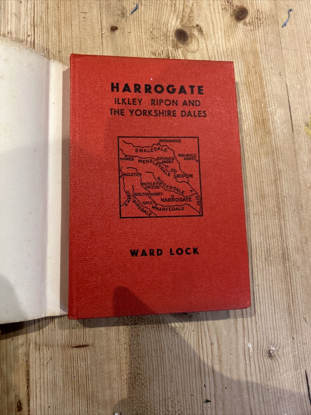 HARROGATE ILKLEY RIPON YORKS Dales Ward Locks Red Guide Hardback Dust Jacket