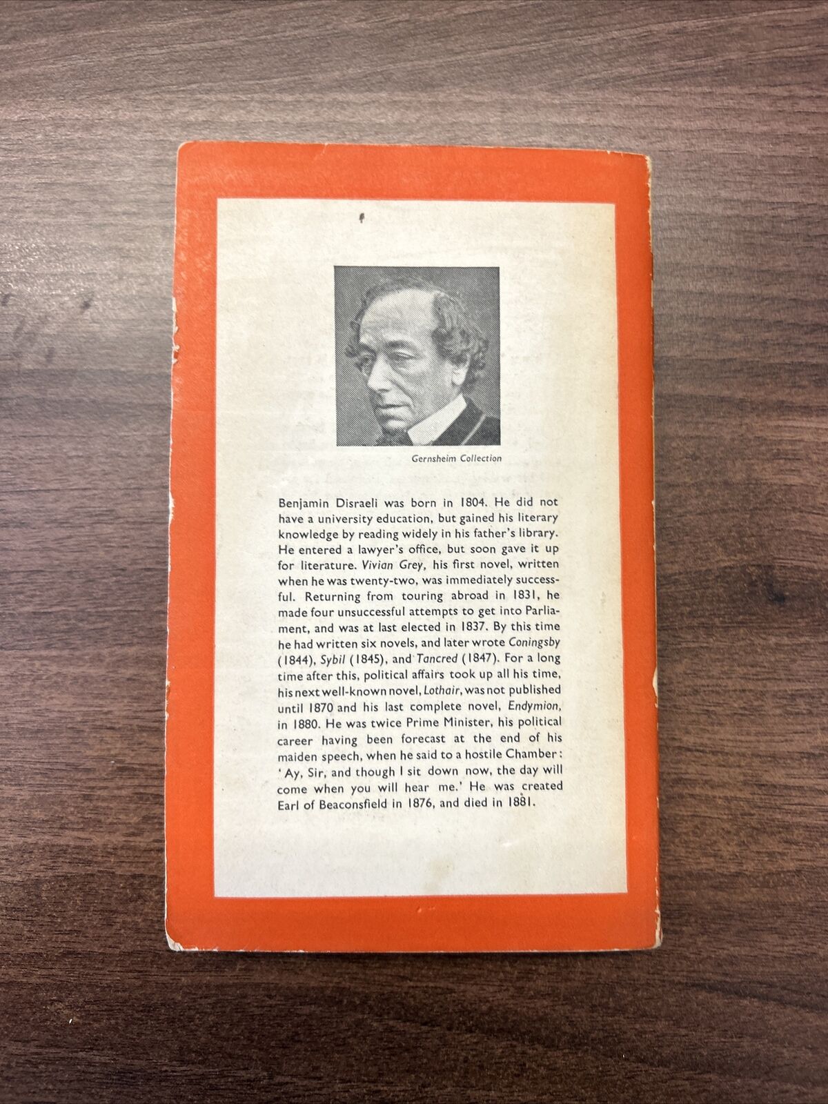 SYBIL Or THE TWO NATIONS - Benjamin Disraeli - Penguin Books No 1012 1954