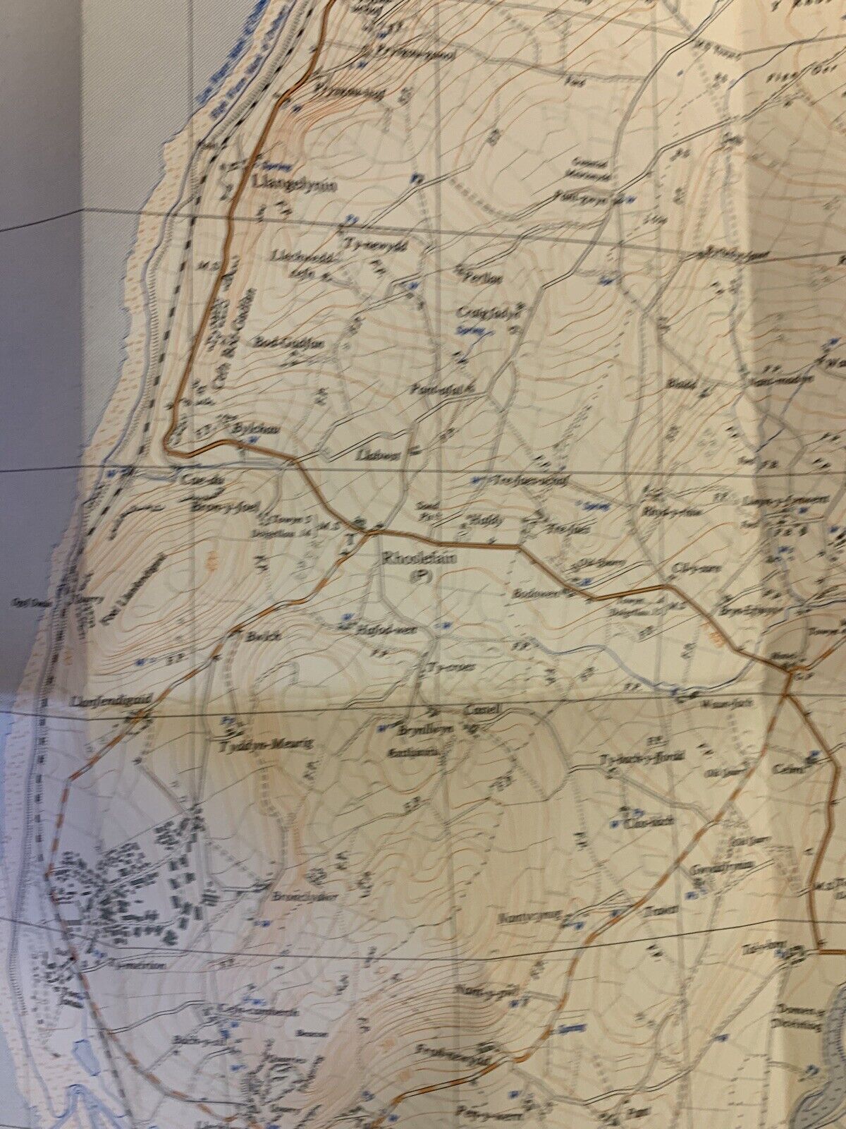 Bryn-crug Wales Ordnance Survey 2 1/2 Inch Map 1:25000 - 1960 Sheet SH60