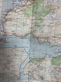 Lochcarron - Ordnance Survey Map One Inch 1957  Edition 1972 Print - Sheet 26