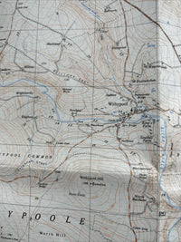 EXFORD Ordnance Survey 1:25,000 First Series 1962 Sheet SS83 Withypool