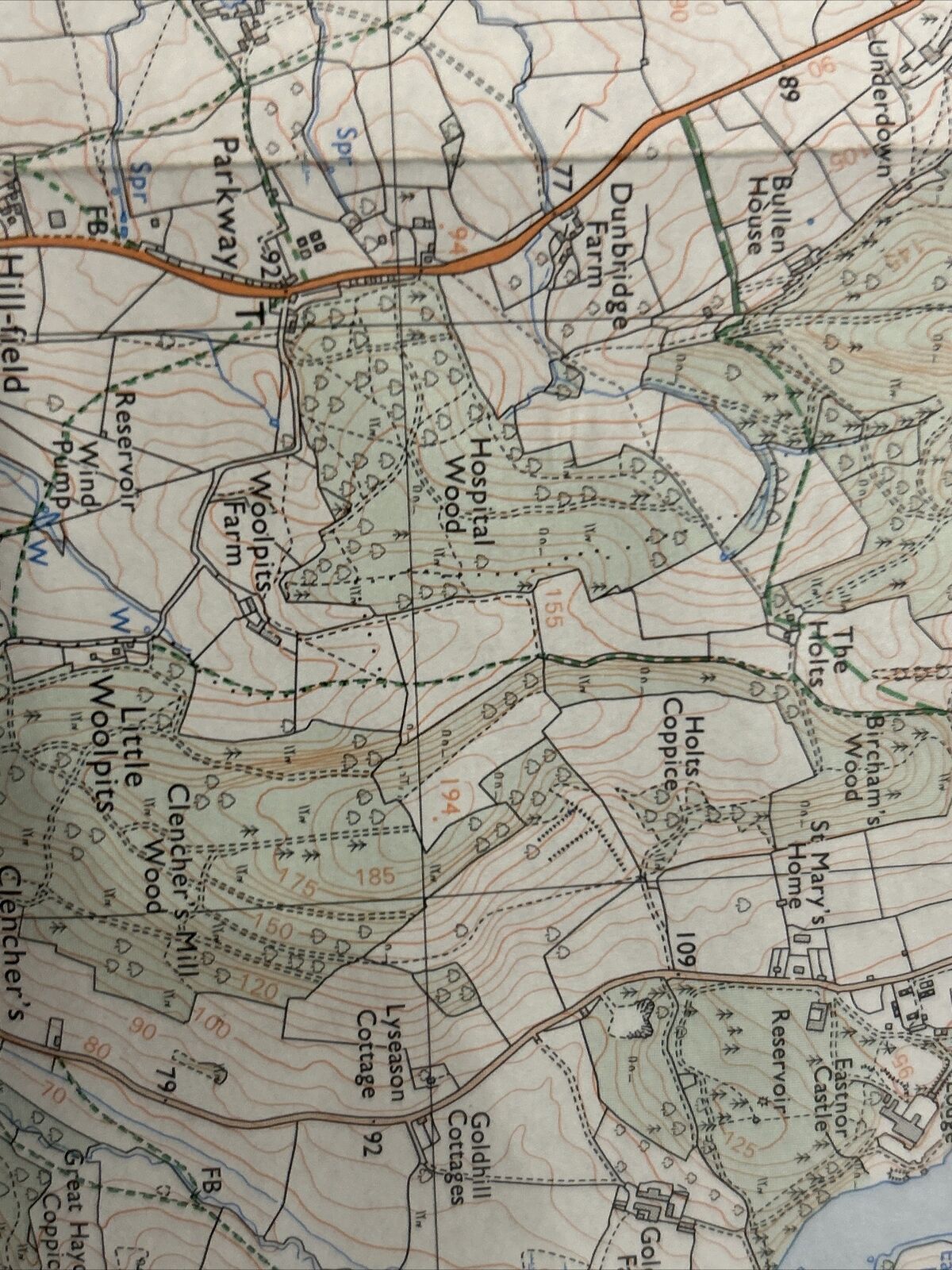 LEDBURY And MUCH MARCLE Pathfinder Ordnance Survey SO63/73 1:25000 1982 Dymock