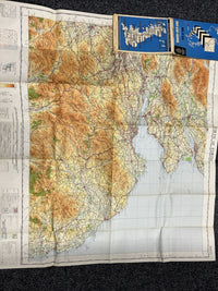 FIRTH OF FORTH 1969 Paper Ordnance Survey Quarter Inch Map Sheet 7 Glasgow Earn