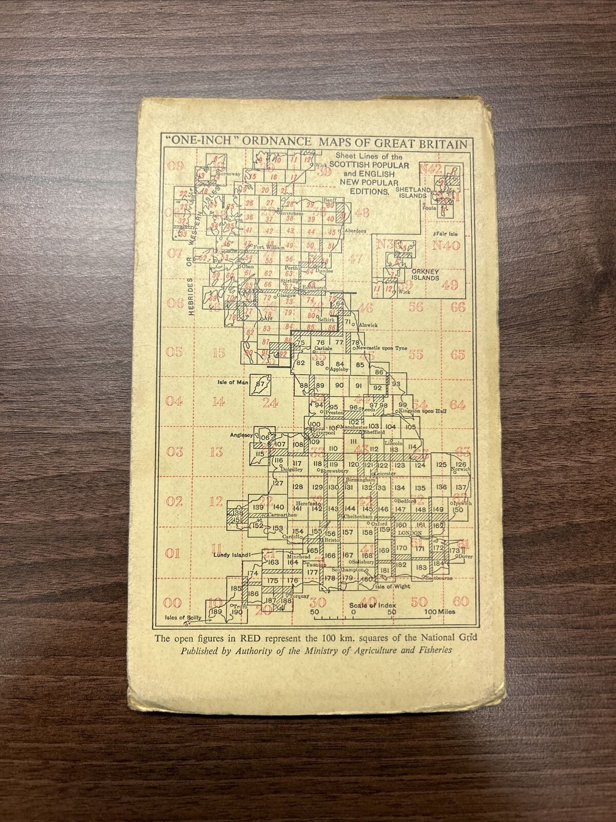 PICKERING Ordnance Survey Cloth One Inch Map 1947 Sixth Edition Sheet 92 Malton