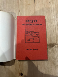 EXMOOR & THE DOONE COUNTRY Ward Locks Red Guide Hardback Dust Jacket Maps Photos