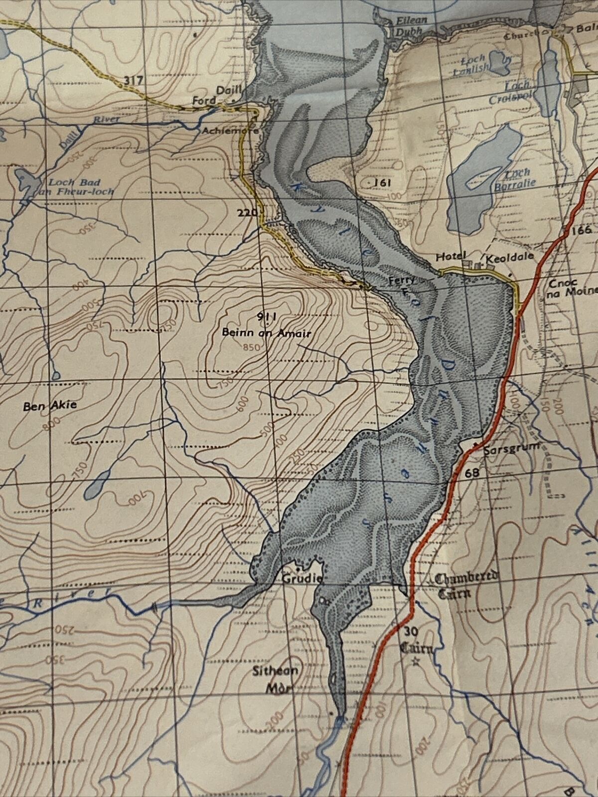 CAPE WRATH Ordnance Survey 1959  Seventh Series Sheet 9 Handa Island Durness