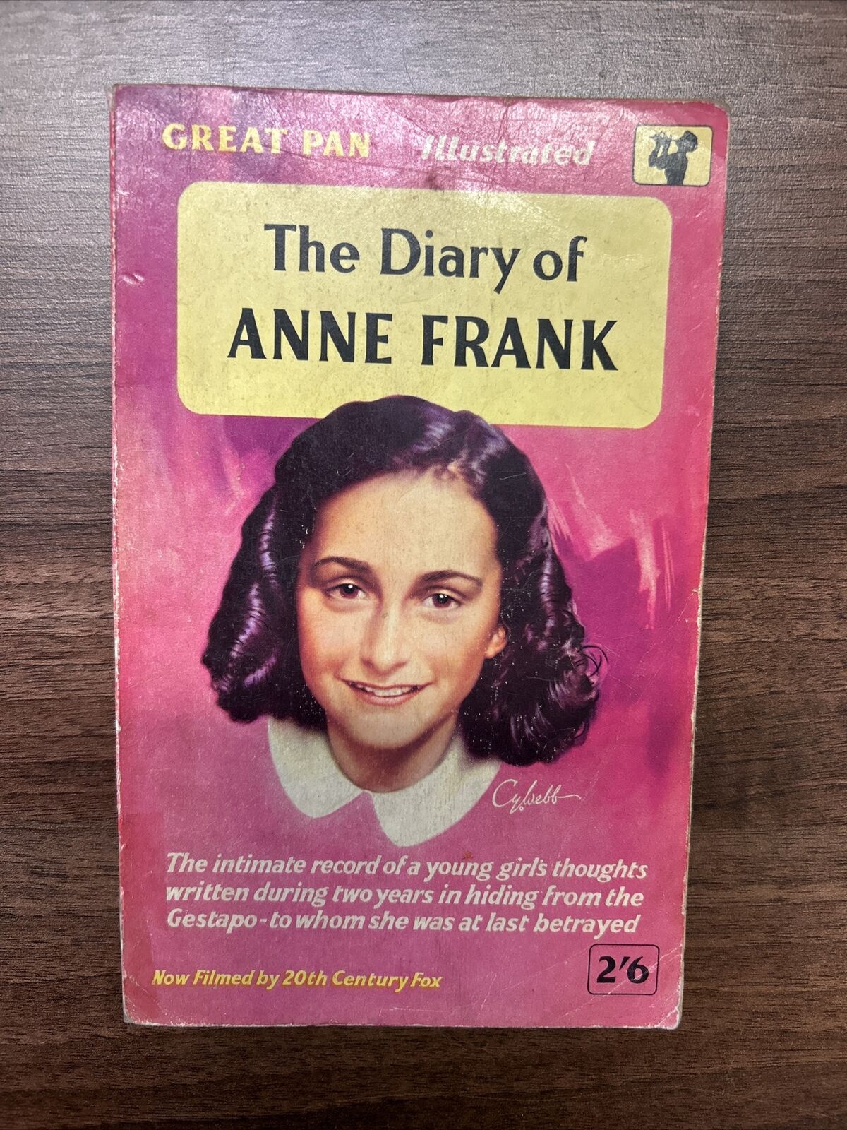 THE DIARY OF ANNE FRANK - Great Pan Books 1958 Paperback Photos