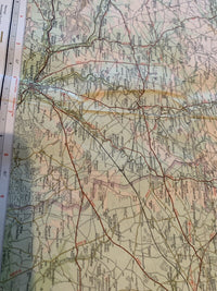 Bartholomew Map 1962 Half Inch No 8 SALISBURY PLAIN Winchester Reading Swindon