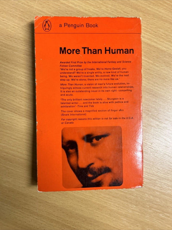 MORE THAN HUMAN By Theodore Sturgeon - Penguin Science Fiction Book 1965