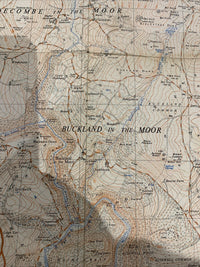 WIDECOMBE In The MOOR Ordnance Survey Sheet SX77 1:25000 1959 Devon Buckland