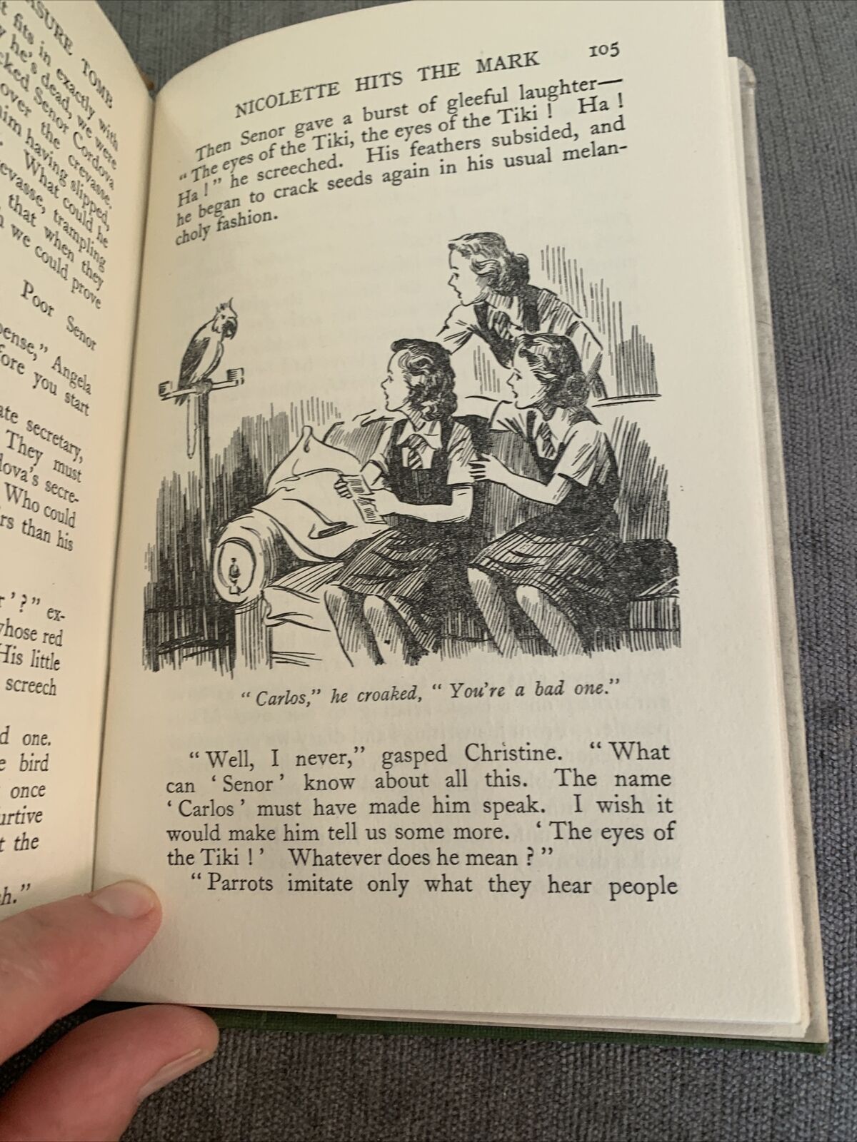 THE MYSTERY OF THE TREASURE TOMB Beverley Metton Bingham 1949 Schoolgirl Dust J 
