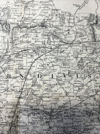HAMPSHIRE & ISLE OF WIGHT Thomas Letts Reduced Ordnance Survey Map 1930?