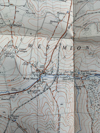 WEST MEON EAST MEON BRAMDEAN - Sheet SU62 1959 Ordnance Survey 1:25,000
