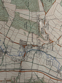 ORPINGTON Ordnance Survey Second Series 1:25,000 Map TQ46/56 1973 Bromley