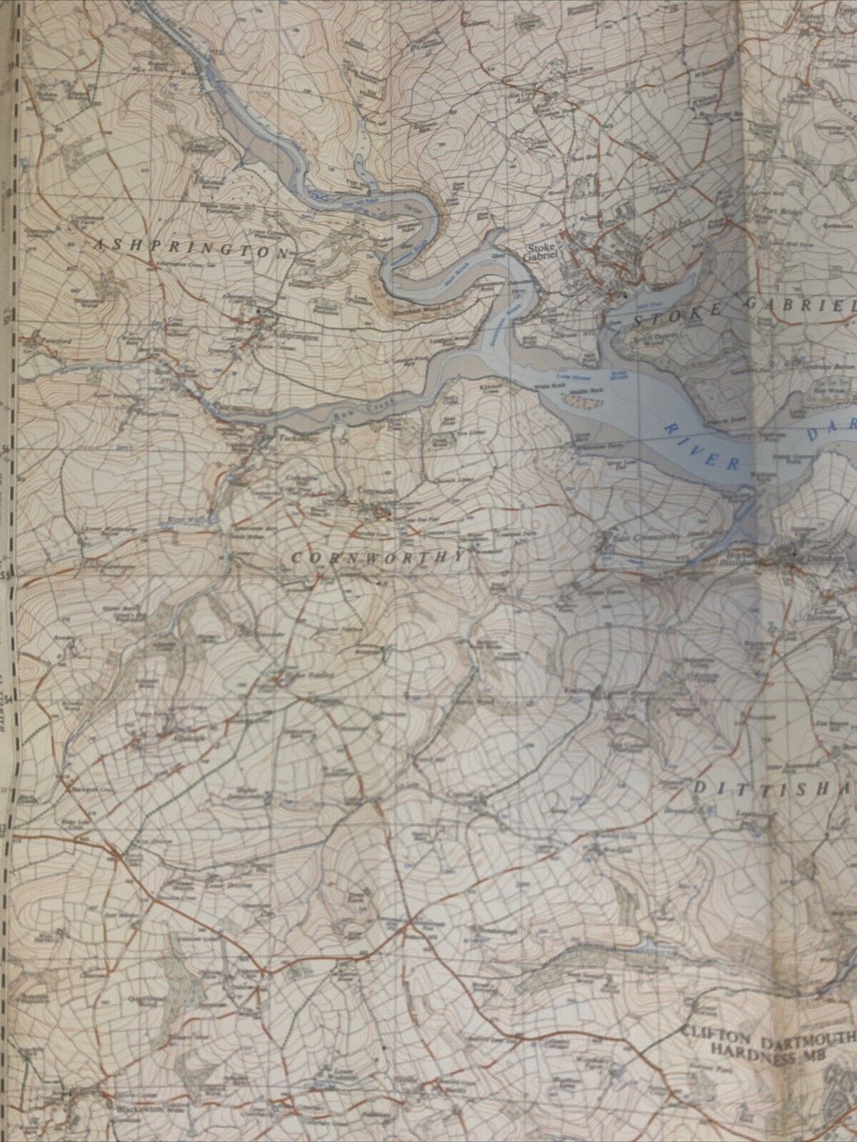 1971 DART ESTUARY OS Ordnance Survey Second Series Pathfinder Map SX 85/95