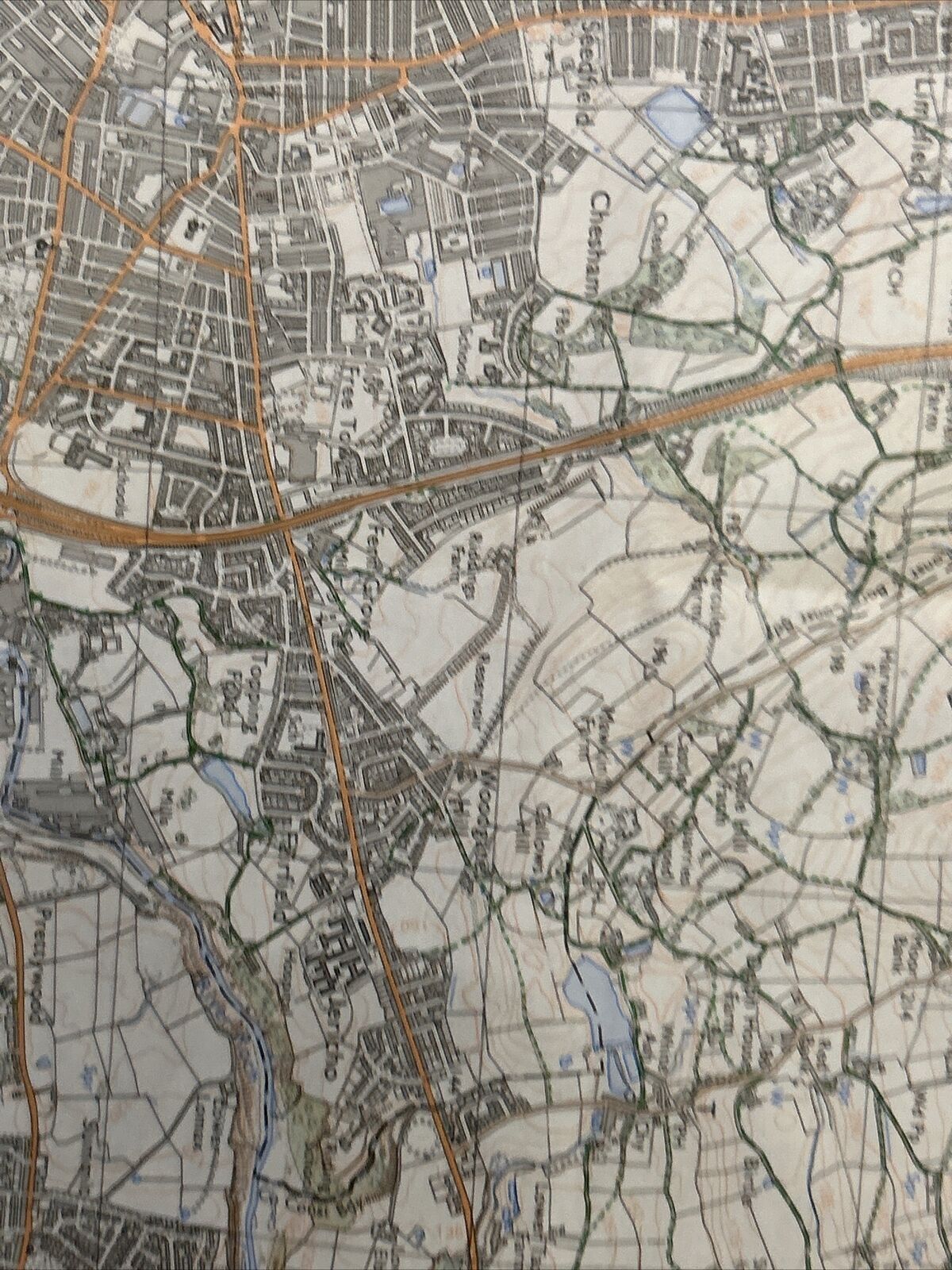 BURY ROCHDALE & LITTLEBOROUGH Pathfinder SD81/91 Ordnance Survey 1:25,000 1983